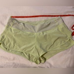 Lululemon shorts. Size 10. Look at photos for measurements.